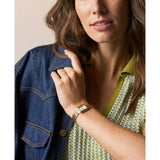 Fossil Raquel Quartz Gold Steel White Dial 18mm Watch ES5467