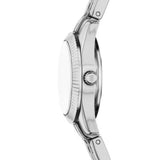 Fossil Scarlette Quartz Silver Tone Steel 20mm Watch ES5475
