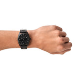 Fossil Machine Quartz Black Tone Steel 42mm Watch FS4775