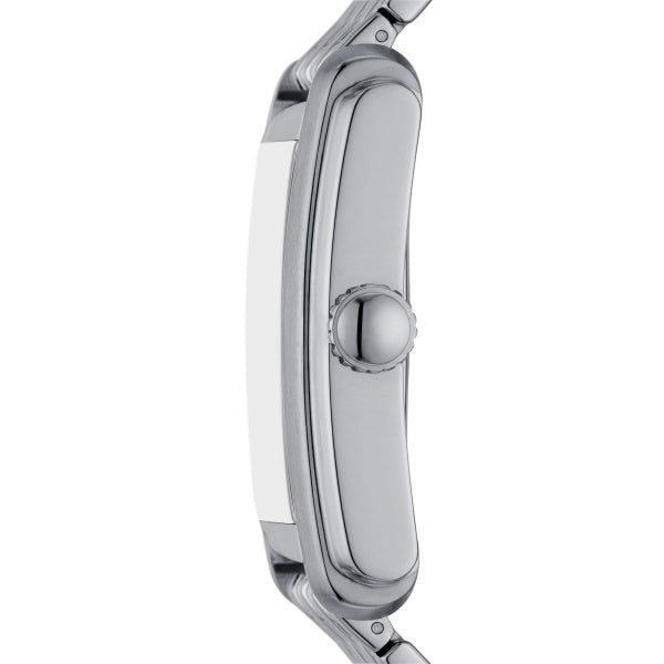 Fossil Carraway Quartz Silver Steel Silver Dial 30mm Watch FS6008