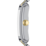 Fossil Carraway Quartz Two Tone Steel Blue Dial 30mm Watch FS6010