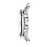 Fossil Blue Quartz Silver Steel Blue Dial 42mm Watch FS6029
