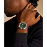 Fossil Mimimalist Quartz Green Dial Brown Leather 44mm Watch FS6094