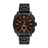 Fossil Machine Black Steel Black Dial 44mm Watch FS6097