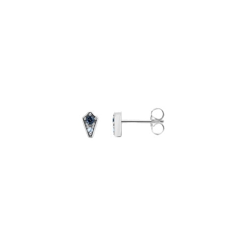 Thomas Sabo Sterling Silver Royalty with Stones Stud Earrings