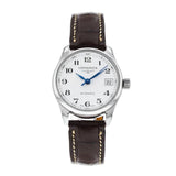 Longines Master Collection Automatic Silver Dial Leather Strap 25.5mm Ladies Watch L21284783