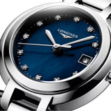 Longines PrimaLuna Quartz Navy Mother of Pearl Dial 27mm Diamond Watch L81104986