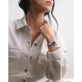 Longines PrimaLuna Quartz Navy Mother of Pearl Dial 27mm Diamond Watch L81104986