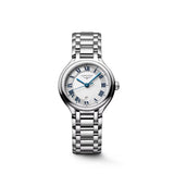 Longines PrimaLuna Quartz Silver Steel Silver Dial 30mm Ladies Watch L81424716