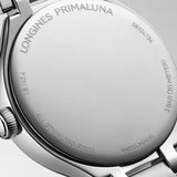 Longines PrimaLuna Quartz Silver Steel Silver Dial 30mm Ladies Watch L81424716