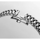 Longines PrimaLuna Quartz Silver Steel Silver Dial 30mm Ladies Watch L81424716