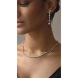 Carat London Lexi Sterling Silver Tennis Necklace