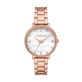 Michael Kors Pyper Pavé Rose Gold Tone Logo 38mm Ladies Watch MK4594