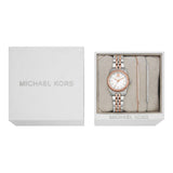 Michael Kors Lexington Two Tone Steel 26mm Watch Box Set MK4817Set