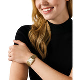 Michael Kors Petite Emery Gold Tone Steel White Dial 27mm Watch MK4826