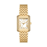 Michael Kors Petite Emery Gold Tone Steel White Dial 27mm Watch MK4826