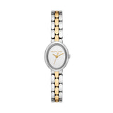 Michael Kors Maude Quartz Two Tone Steel Silver Dial 20.50mm x 25.50mm Watch MK4956