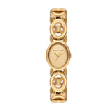 Michael Kors Maude Quartz Gold Tone Steel Gold Dial 22mm Watch MK4957