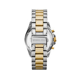 Michael Kors Bradshaw Quartz Two Tone Steel Blue Dial 43mm Watch MK5976