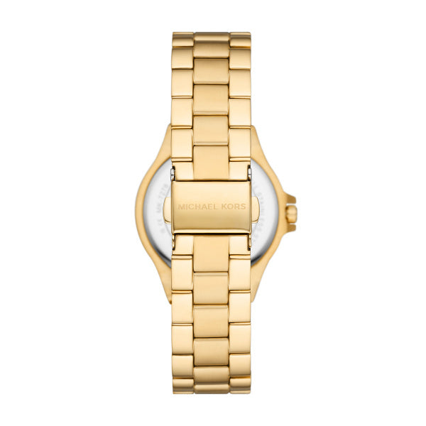 Michael Kors Mini Lennox Pavé Gold Tone 33mm Ladies Watch MK7278