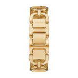 Michael Kors Quartz Mini Empire Gold Tone Steel 30mm Watch MK7406