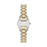 Michael Kors Lexington Quartz Two Tone Steel Blue Dial 26mm Watch MK7579