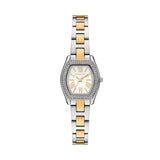 Michael Kors Chelsea Quartz Two Tone Steel White Dial 25mm Watch MK7620
