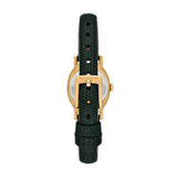 Michael Kors Maude Quartz Gold Steel Green Leather Strap 24mm Watch MK7633