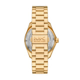 Michael Kors Maritime Gold Tone Steel Green Dial 42mm Watch MK9162