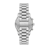 Michael Kors Lexington Quartz Silver Steel Brown Dial 45mm Watch MK9278