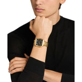 Michael Kors Hayes Quartz Gold Steel Black Dial 40mm Watch MK9281