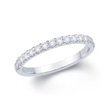 Platinum Split Claw 0.30ct Diamond Wedding Ring