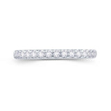 Platinum Split Claw 0.30ct Diamond Wedding Ring