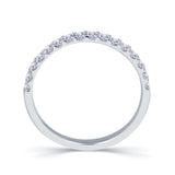 Platinum Split Claw 0.30ct Diamond Wedding Ring