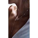 Carat London Sterling Silver Mimosa Drop Necklace