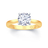 0.70ct Diamond Solitaire with 0.10ct Hidden Infinity 18ct Gold Ring