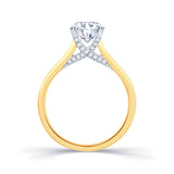 1.0ct Diamond Solitaire with 0.10ct Hidden Infinity 18ct Gold Ring