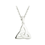 Sterling Silver Trinity Knot Pendant Necklace