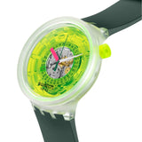 Swatch Blinded By Neon Quartz 47cm Watch SB05K400