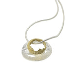 Martina Hamilton Shell Medium 9ct Gold and Silver Necklace