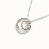 Martina Hamilton Double Shell Medium Silver Necklace