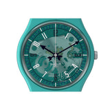 Swatch Photonic Turquoise Quartz 34cm Watch S028V108