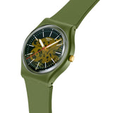 Swatch Thru The Greenery 34mm Watch SO28G110