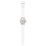 Swatch Clearly Gent Quartz 34mm Watch SO28K100-SO6