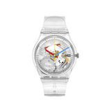 Swatch Clearly Gent Quartz 34mm Watch SO28K100-SO6