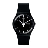 Swatch Mono Black Quartz 41mm Watch SO29B704