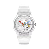 Swatch Clearly New Gent Quartz 41mm Watch SO29K100-SO6