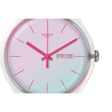 Swatch Polawhite Quartz 41mm Watch SO29K704