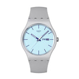 Swatch Blueberry Sky Quartz 41mm Watch SO29M702