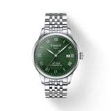 Tissot Le Locle Automatic 80 Silver Steel Green Dial 39.30mm Watch T0064071109300